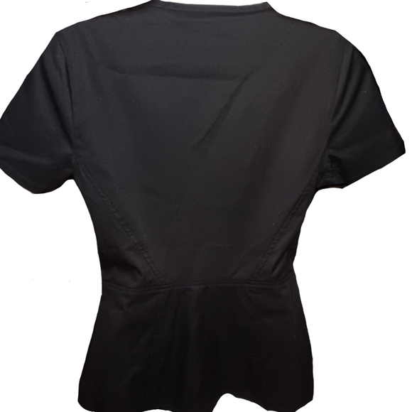 Zip Front Scrub Top by Jaanuu - Picture 2 of 4